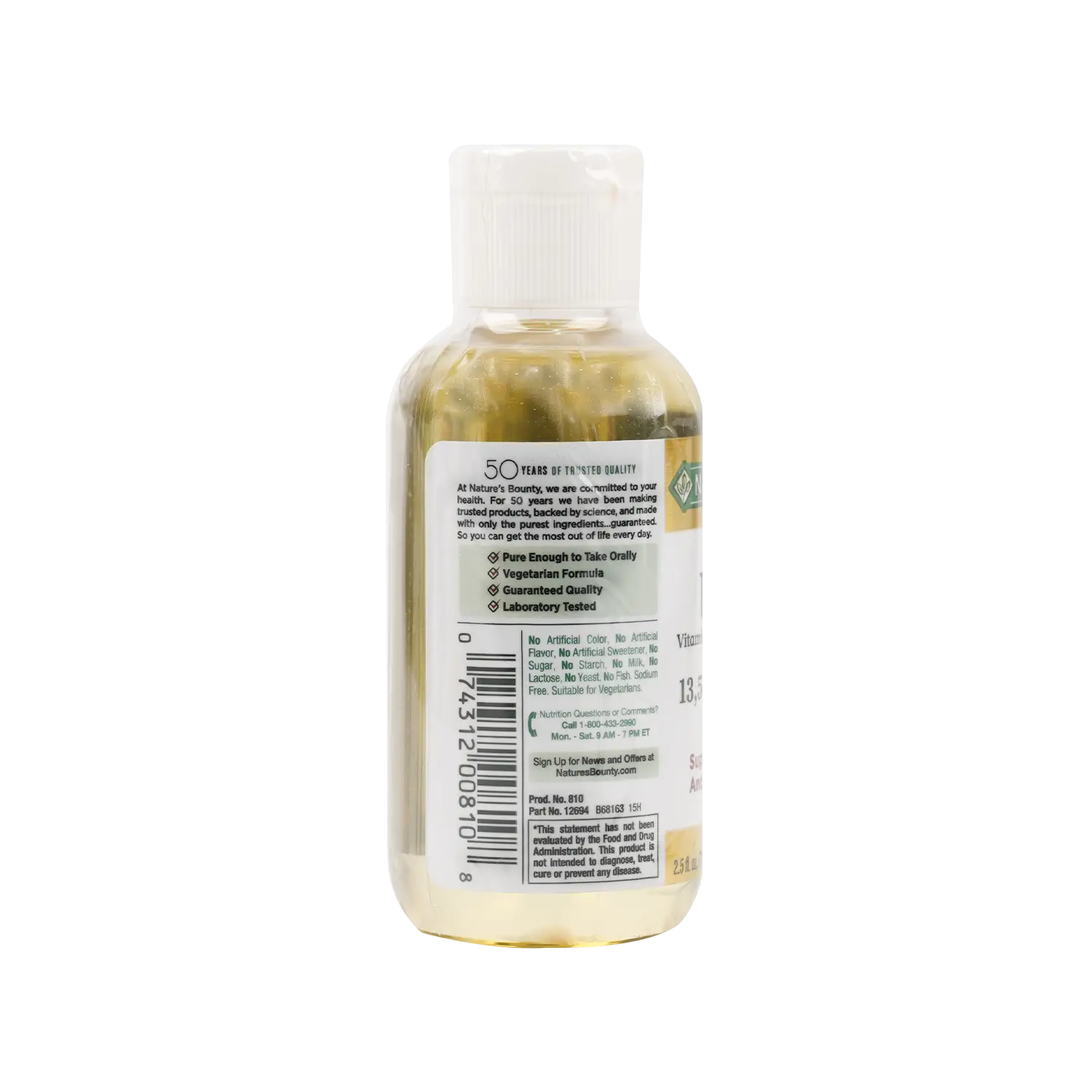 Natures Bounty Vitamin E-Oil 30.000Iu 74Ml