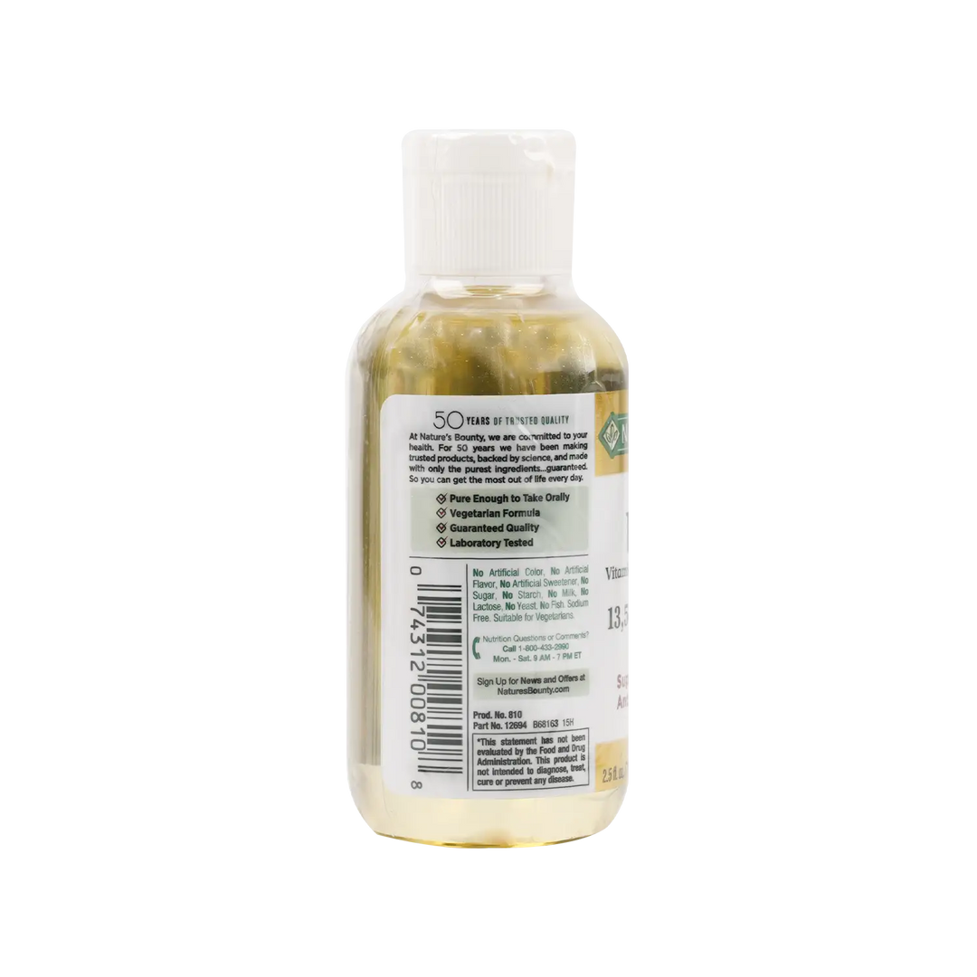 35034-NATURES BOUNTY VITAMIN E-OIL 30.000IU 74ML +2