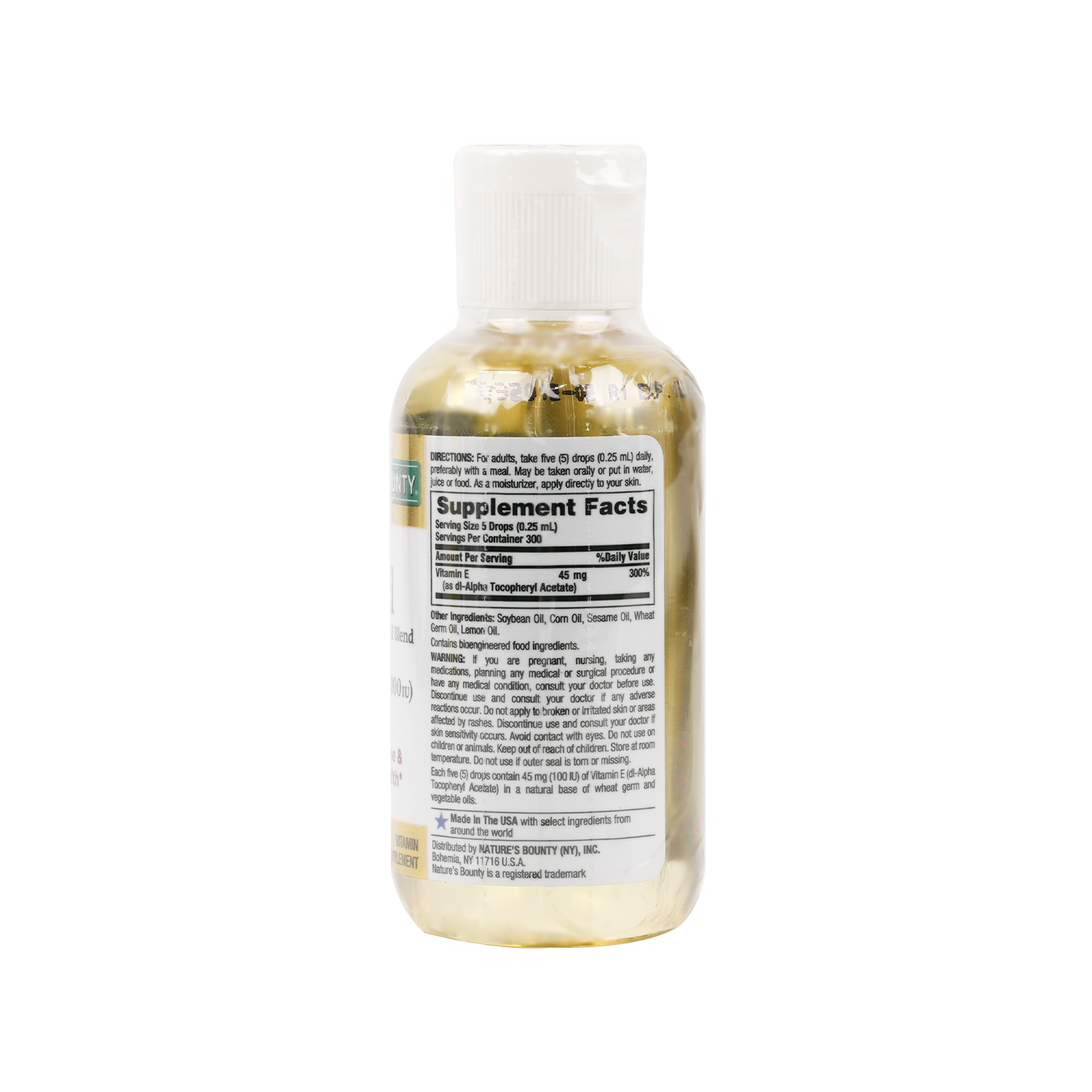 NATURES BOUNTY VITAMIN E-OIL 30.000IU 74ML