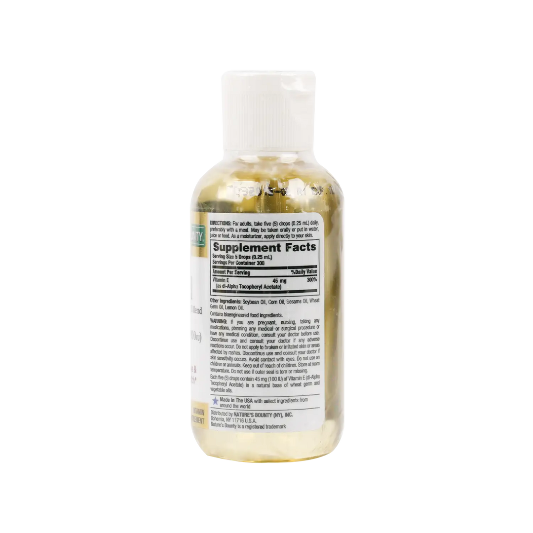 35034-NATURES BOUNTY VITAMIN E-OIL 30.000IU 74ML +1