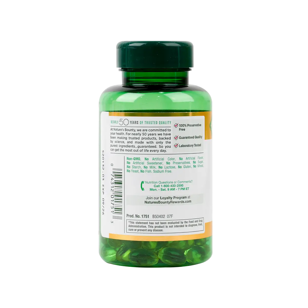35037-NATURES BOUNTY VITAMIN E-180MG 120CAP +2