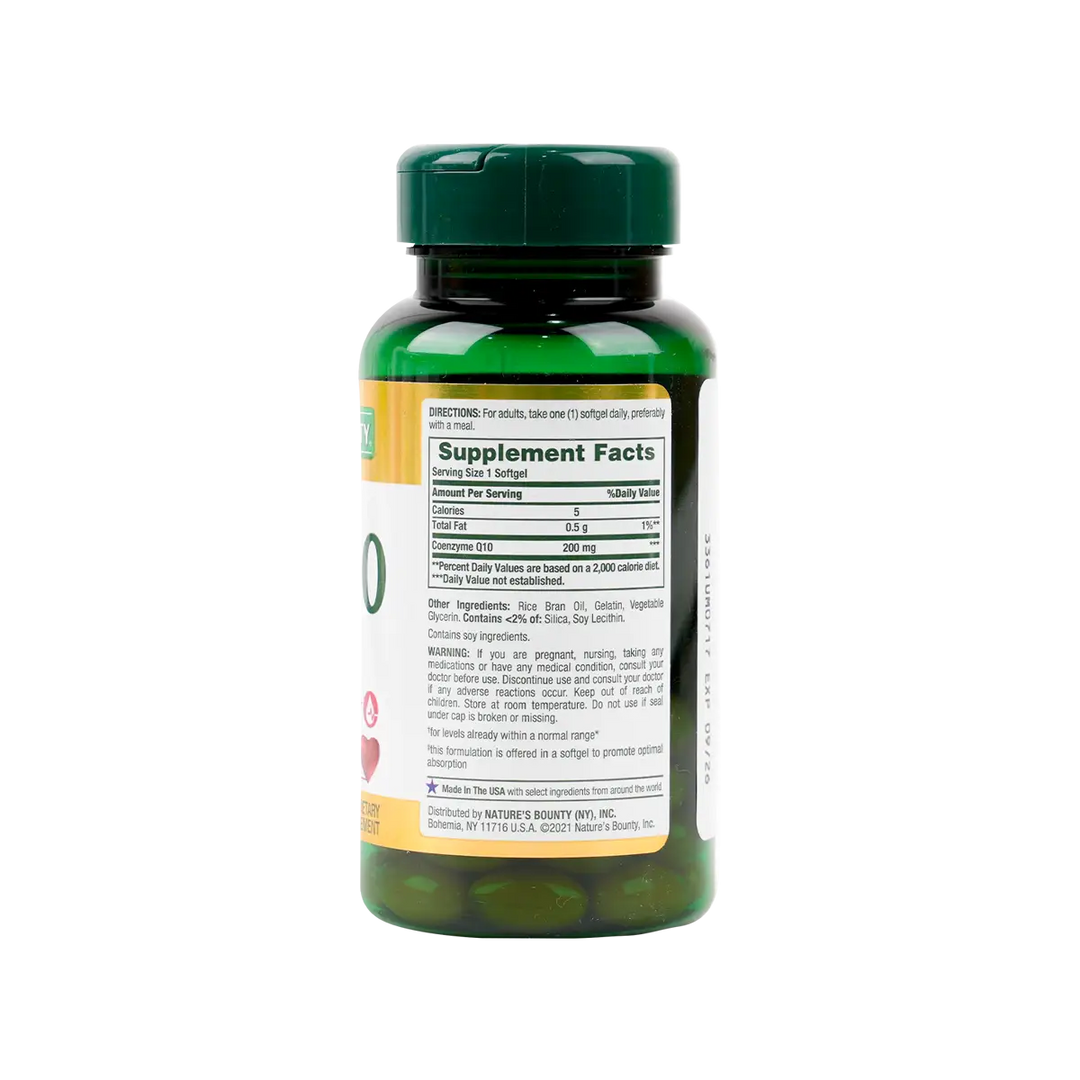 35039-Natures Bounty Co Q-10 200mg 45cap +1