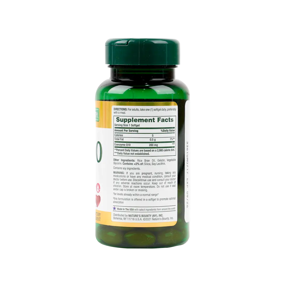 35039-Natures Bounty Co Q-10 200mg 45cap +1