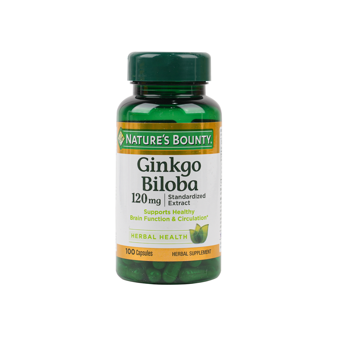 NATURES BOUNTY GINKGO BILOBA 120MG 100CAP