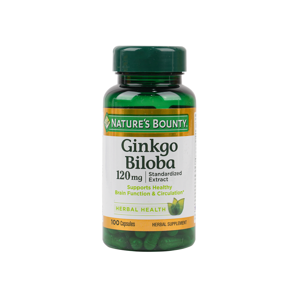 NATURES BOUNTY GINKGO BILOBA 120MG 100CAP