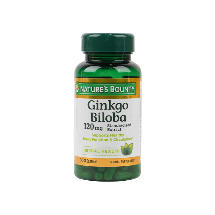 35040-NATURES BOUNTY GINKGO BILOBA 120MG 100CAP