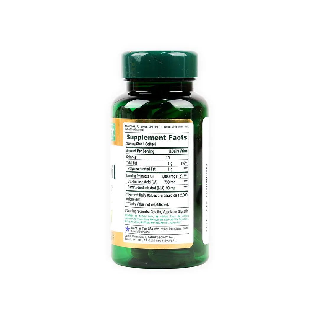 35041-NATURES BOUNTY EVENING PRIMROSE OIL 1000MG 60CAP +1