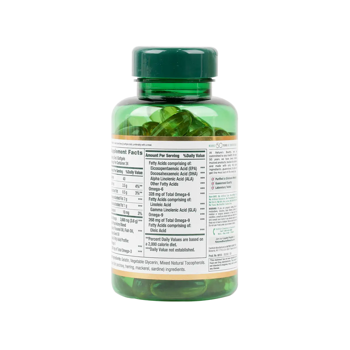 35042-NATURES BOUNTY FISH, FLAX, BORAGE OMEGA3-6-9 72CAP +1
