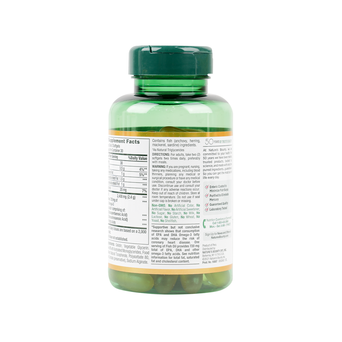 NATURES BOUNTY FISH OIL 1200MG 60CAP