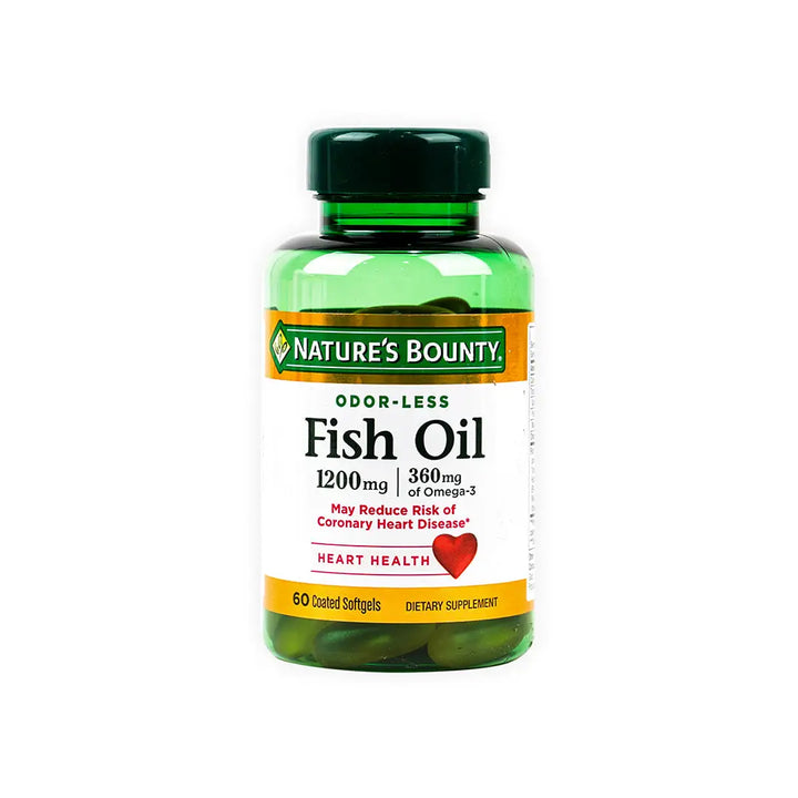 35043-NATURES BOUNTY FISH OIL 1200MG 60CAP