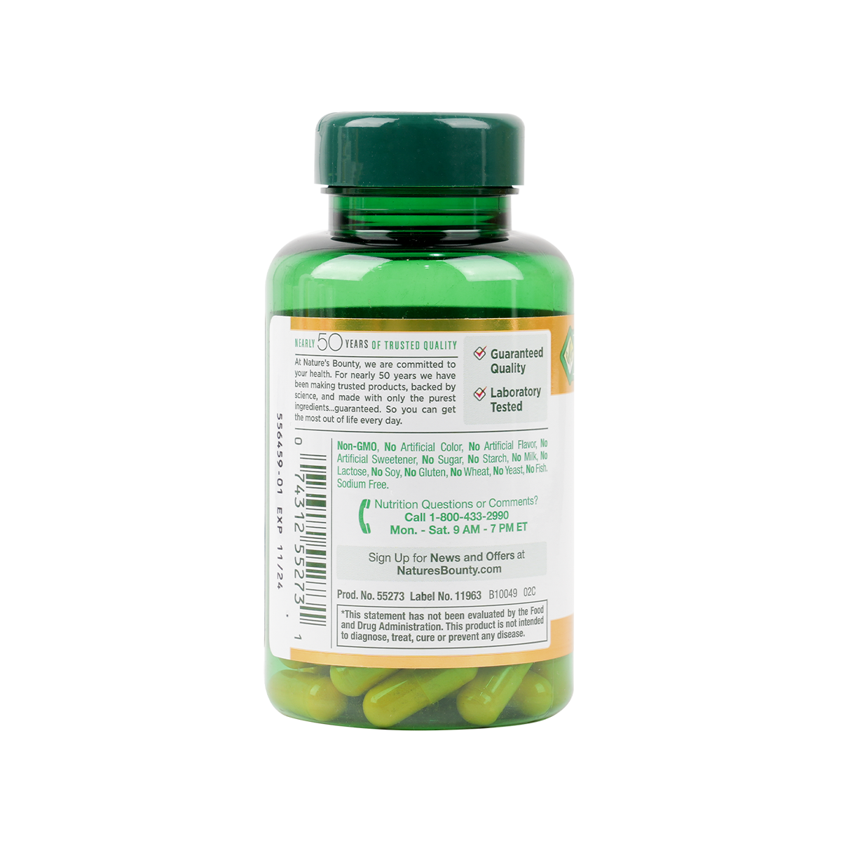 NATURES BOUNTY TURMERIC 538MG 45CAP