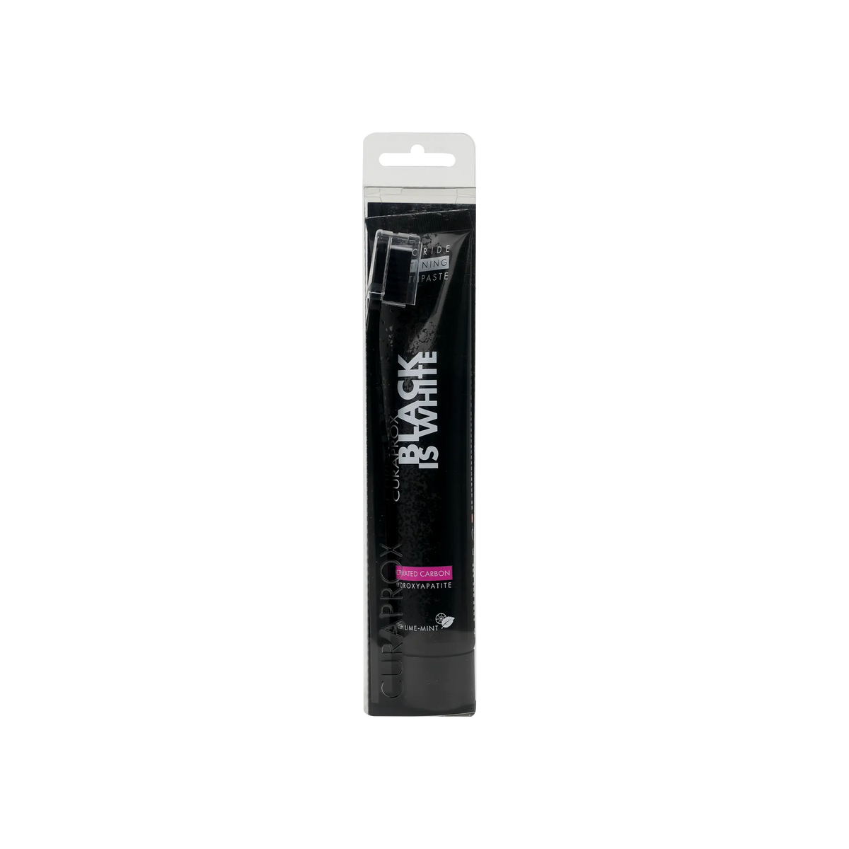 35047-Curaprox Black Is White Toothpaste+Toothbrush