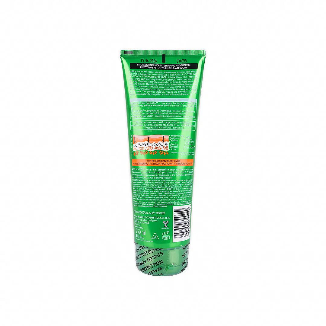 35068-Eveline 4D Slimming+Firming Fitness Serum 250Ml +1