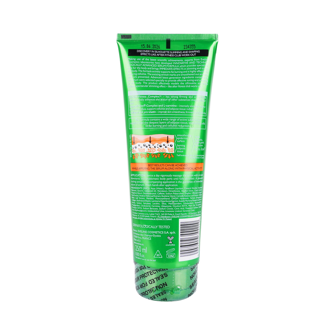 35068-Eveline 4D Slimming+Firming Fitness Serum 250Ml +1
