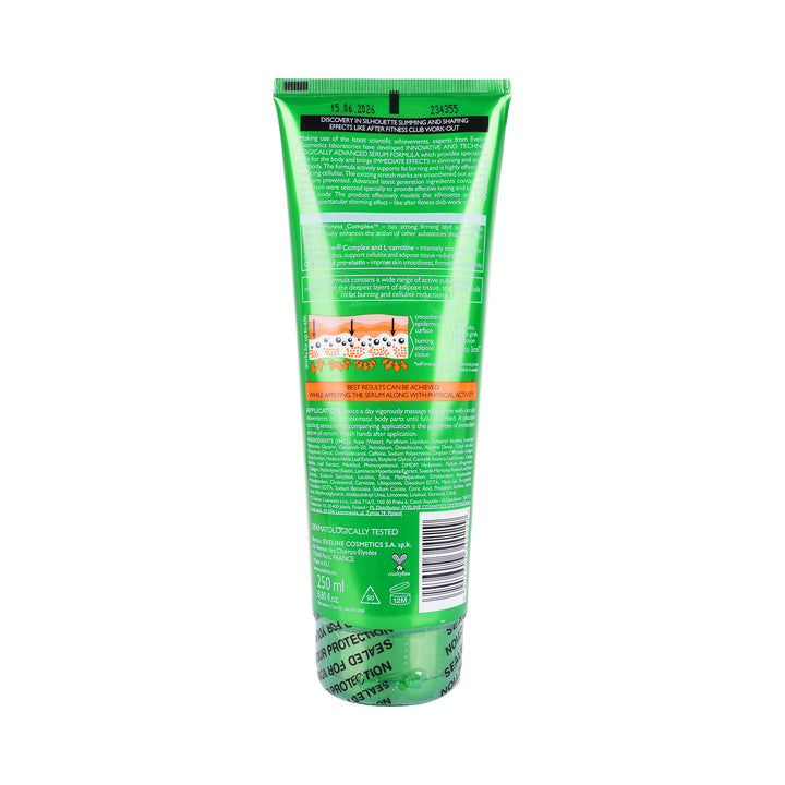 35068-Eveline 4D Slimming+Firming Fitness Serum 250Ml +1