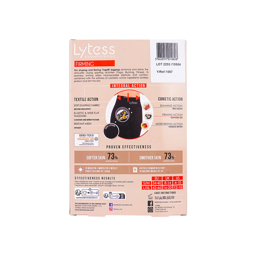 Lytess Yogafit Firming Leggings Onyx Black L/XL