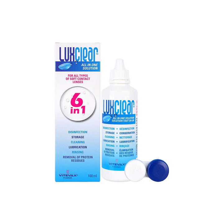 35134-Lux Clear Contant Lenses Sloution 100ml