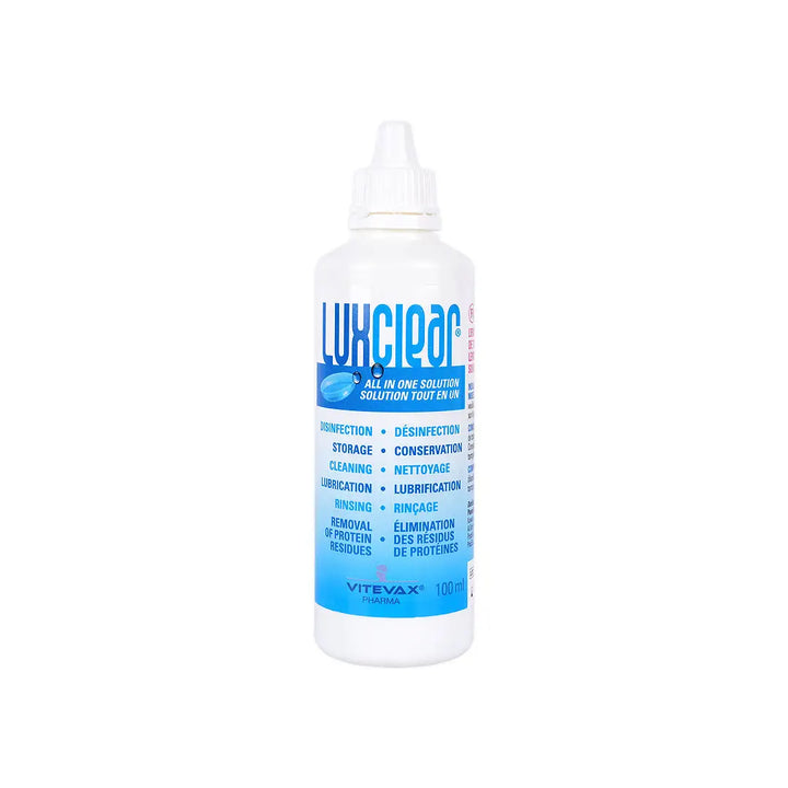 35134-Lux Clear Contant Lenses Sloution 100ml +2