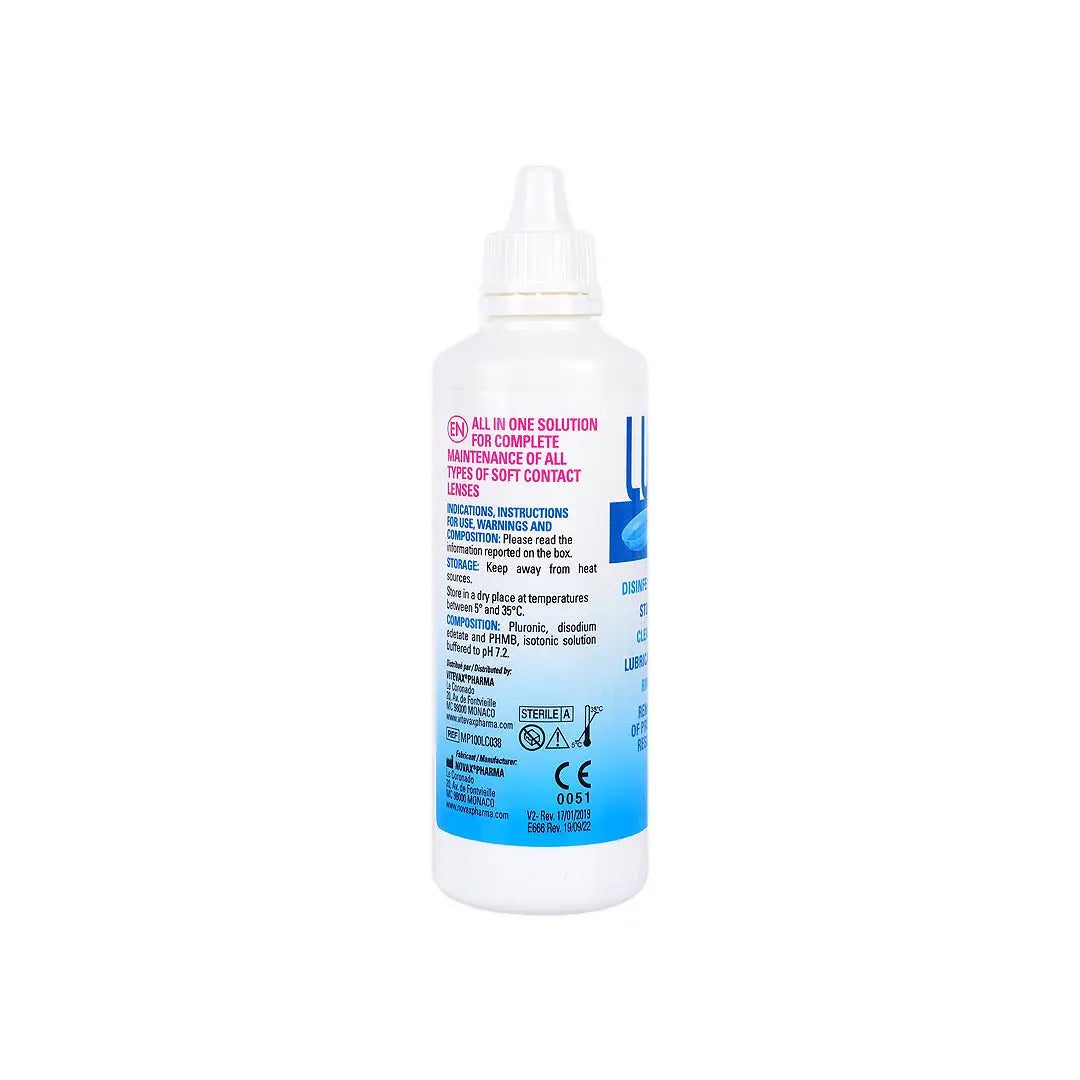 35134-Lux Clear Contant Lenses Sloution 100ml +4
