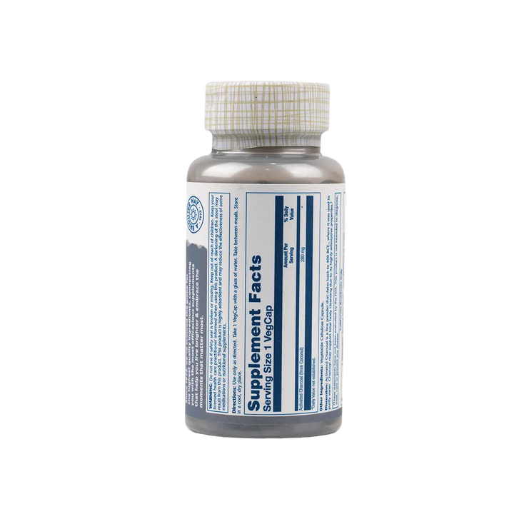35141-Solaray Activated Charcoal 280mg 90vegcap +1