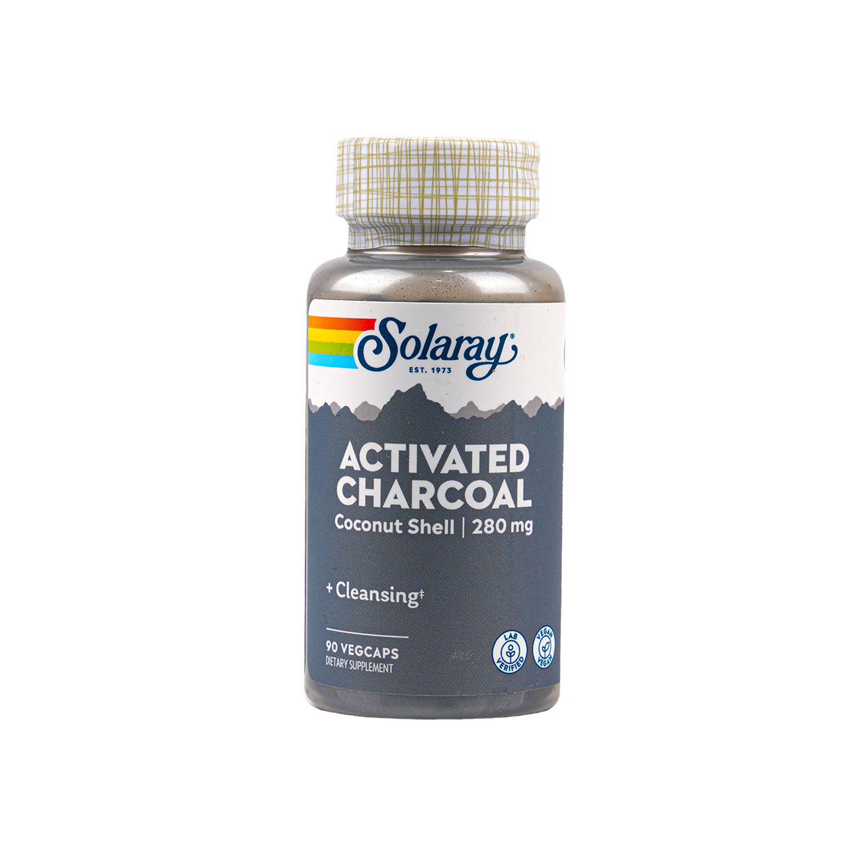 Solaray Activated Charcoal 280mg 90vegcap