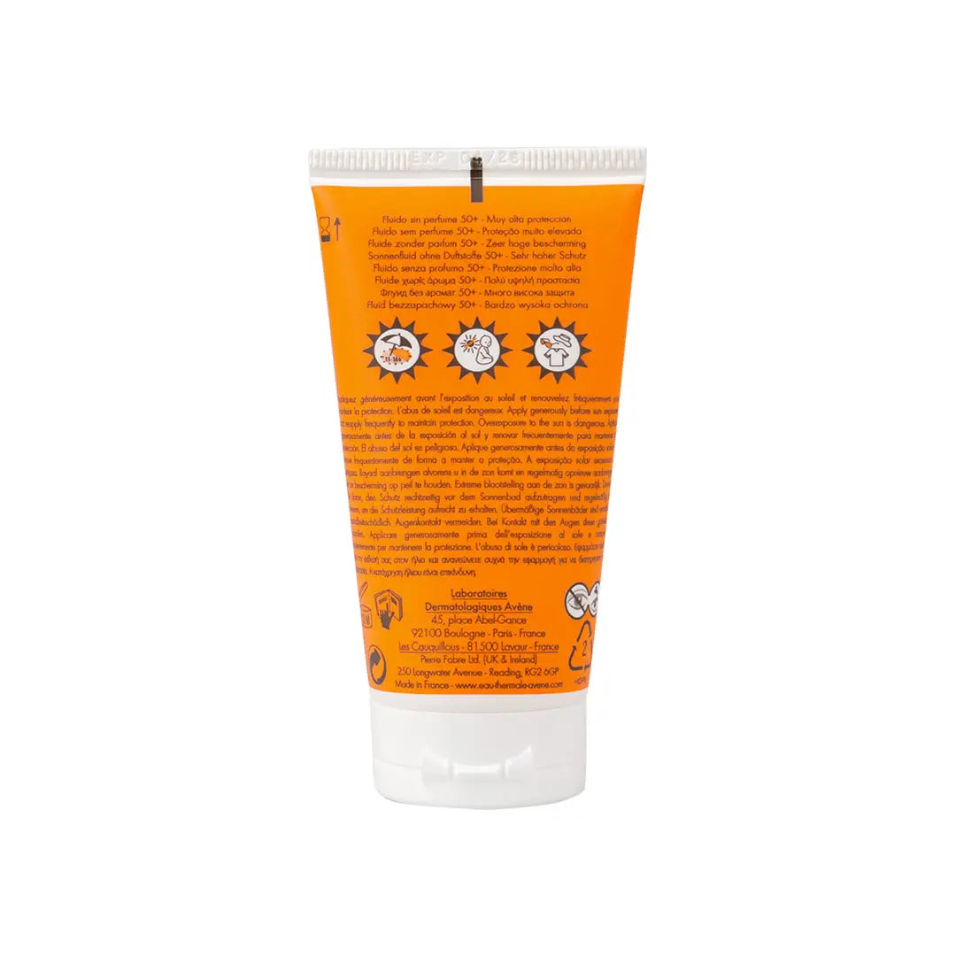 Avene Very High Protection SPF50 Fragrance Free Fluid 50Ml
