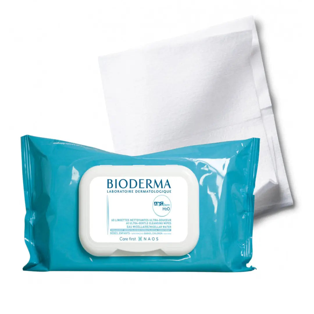 35153-Bioderma ABC Derm H2O 60Wipes
