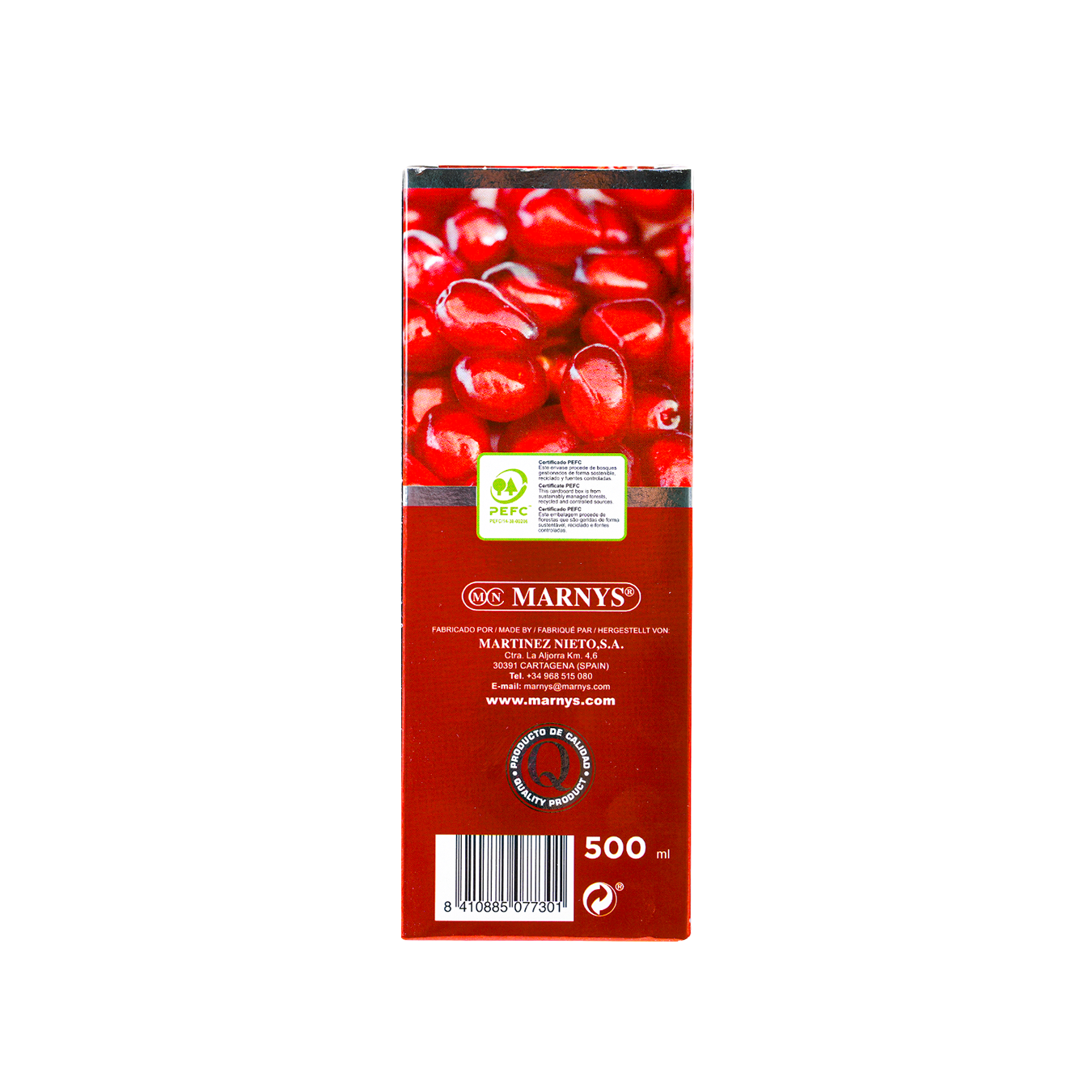 MARNYS POMEGRANATE JUICE 500ML