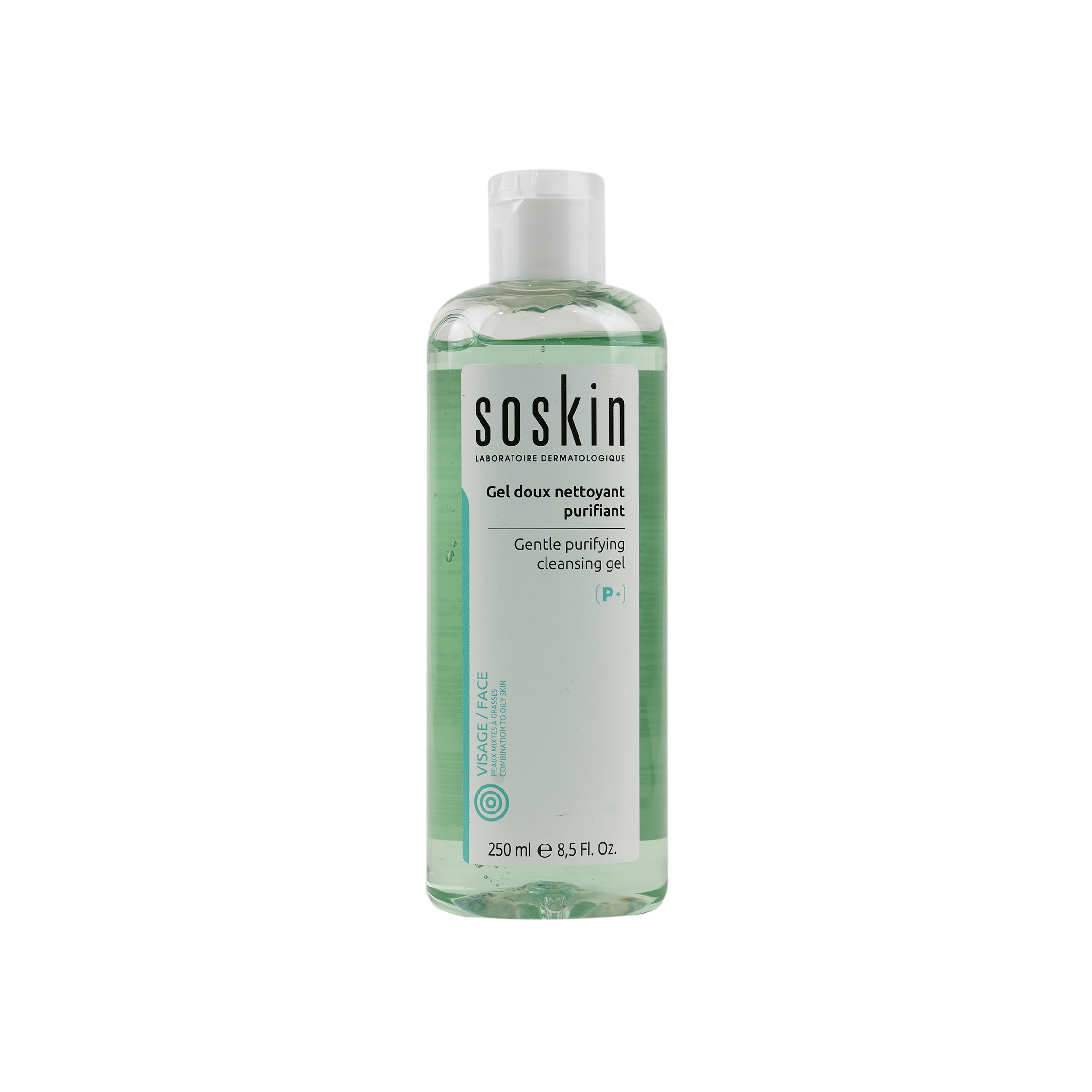 SOSKIN GENTLE PURIFYING CLEANSING GEL (P+) 250ML