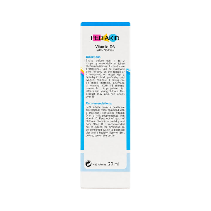 35335-Pediakid Vitamin D3 Drop 20ml +6