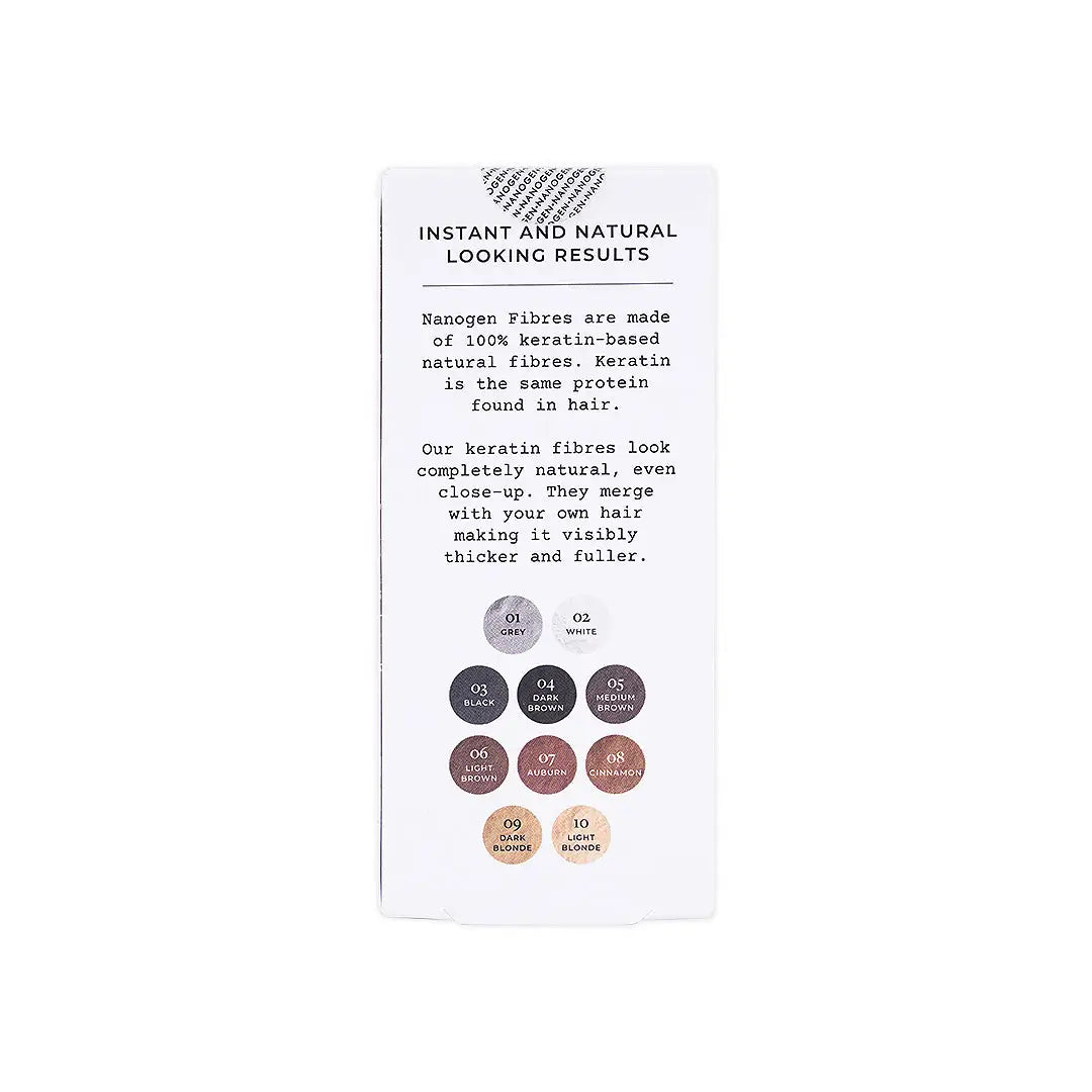 Nanogen Thickening Hair Fibres 15G-Medium Brown