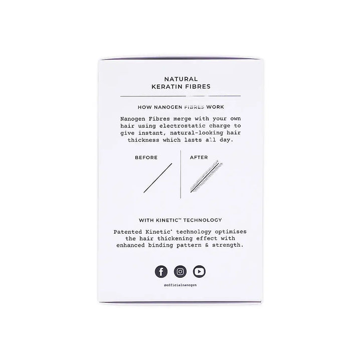 35367-Nanogen Thickening Hair Fibres 15G-Medium Brown +1