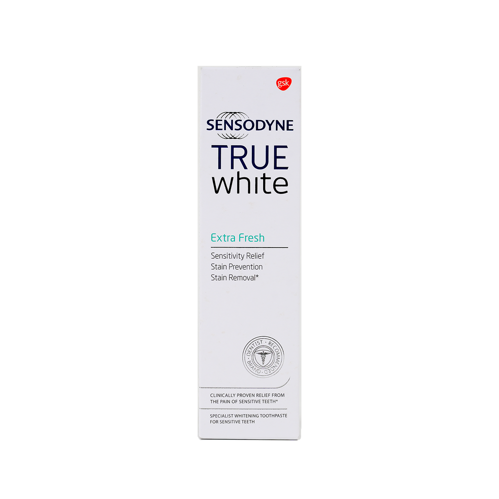 SENSODYNE TRUE WHITE- EXTRA FRESH TOOTHPASTE 75ML