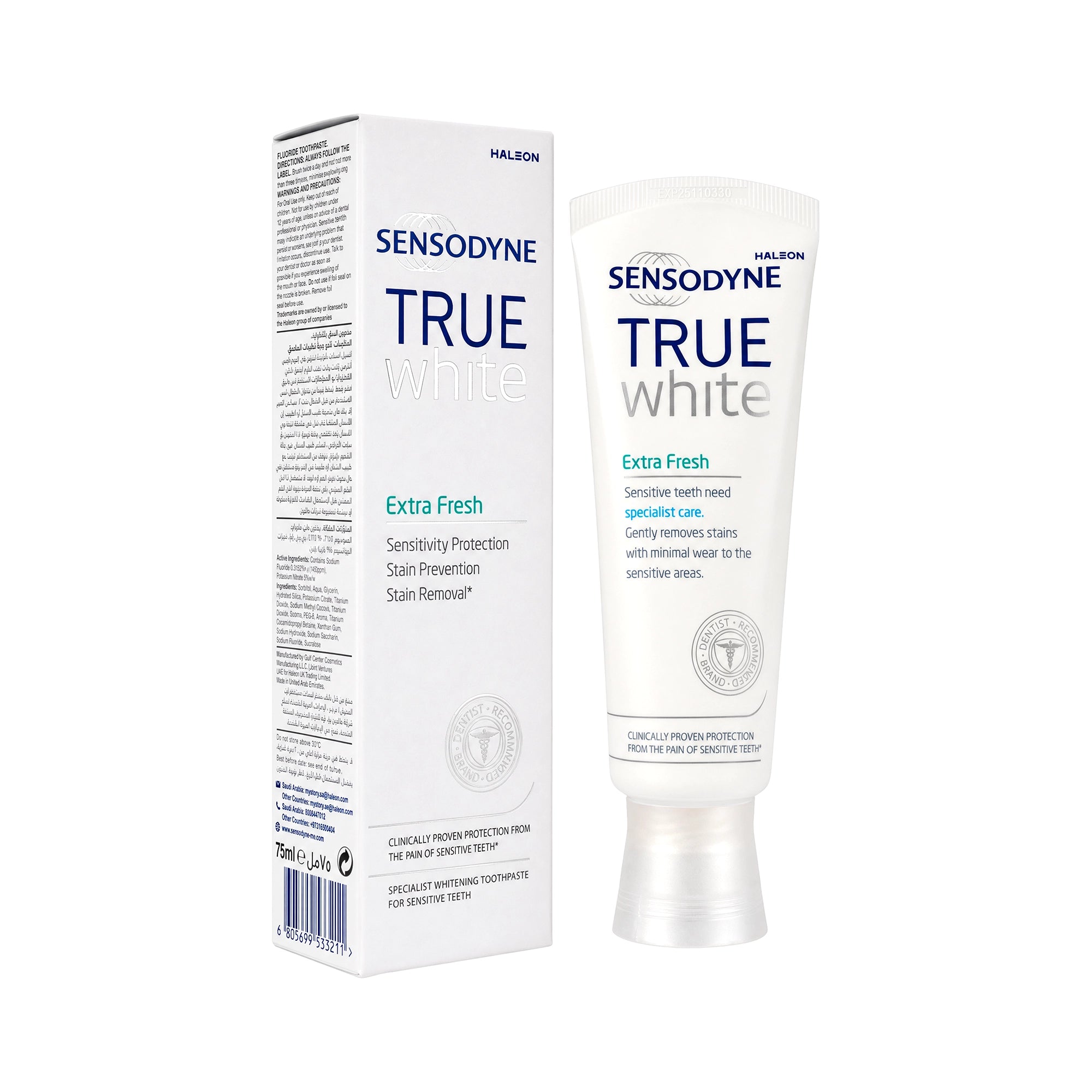 35406-Sensodyne True White Extra Fresh Toothpaste 75ml-GS055 +1