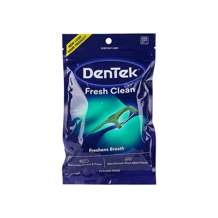 35495-Dentek Fresh Clean Interdental Floss Pick 75pcs