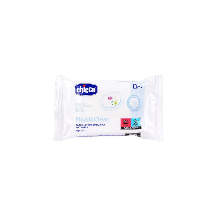 35567-Chicco Physio Clean Wet Wipes 16pcs (0m+)-7819