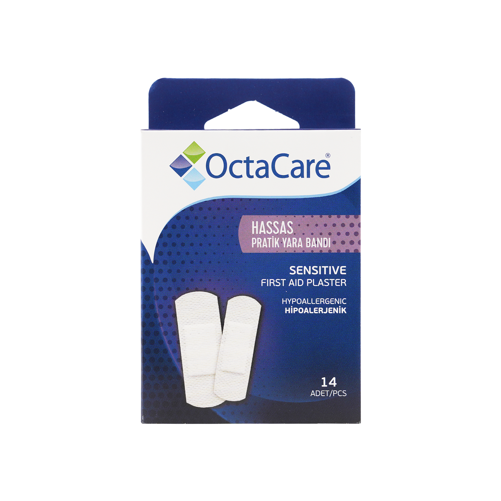 Octacare First Aid Plaster Sensitive 14pcs-180