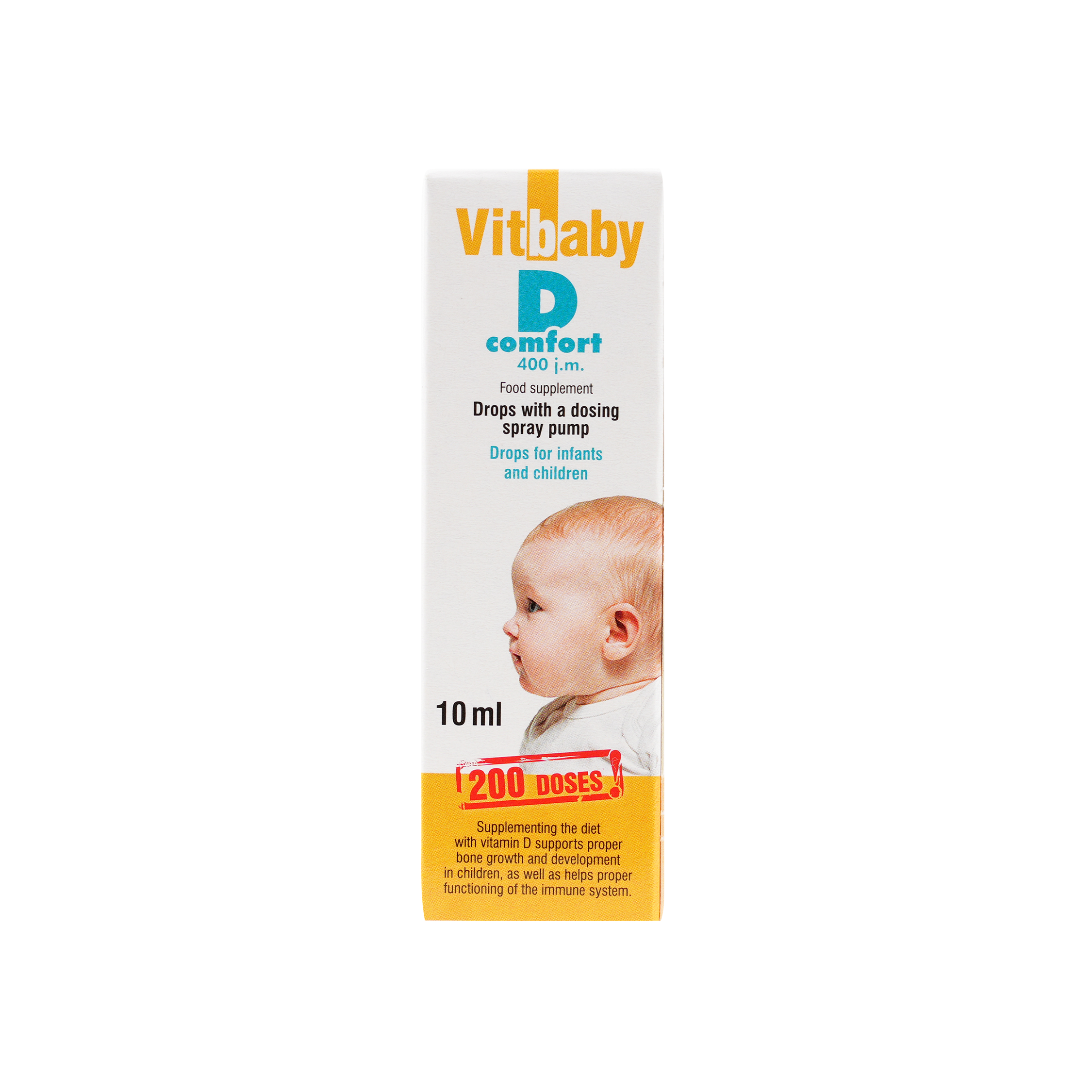 VITBABY-D COMFORT 400IU 10ML 200 DOSES