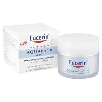 Eucerin Aquaporin Active SPF25 UVb + UVA Cream 50Ml