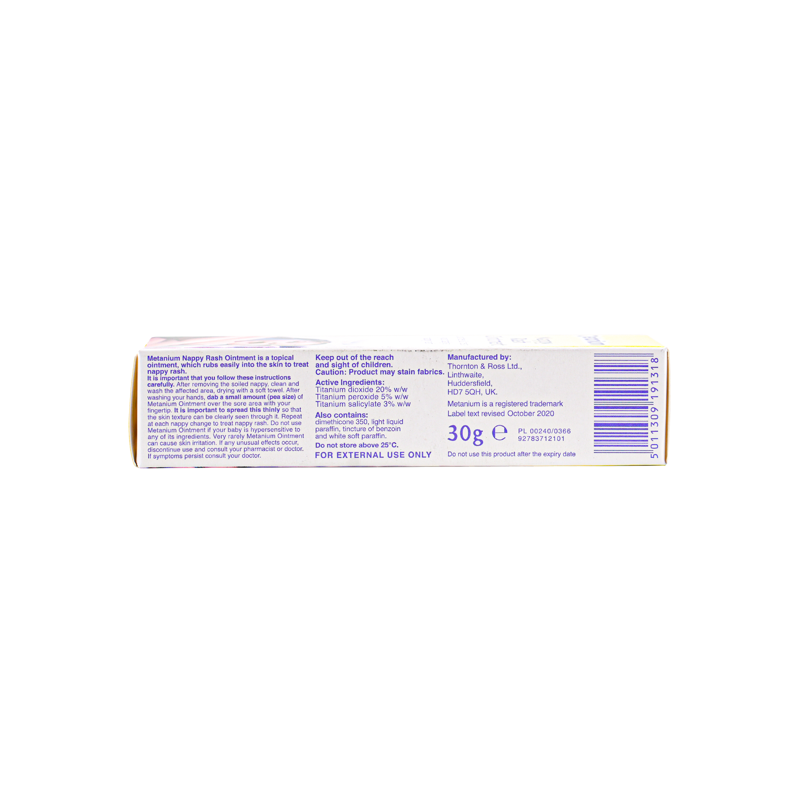 Metanium Nappy Rash Ointment 30G