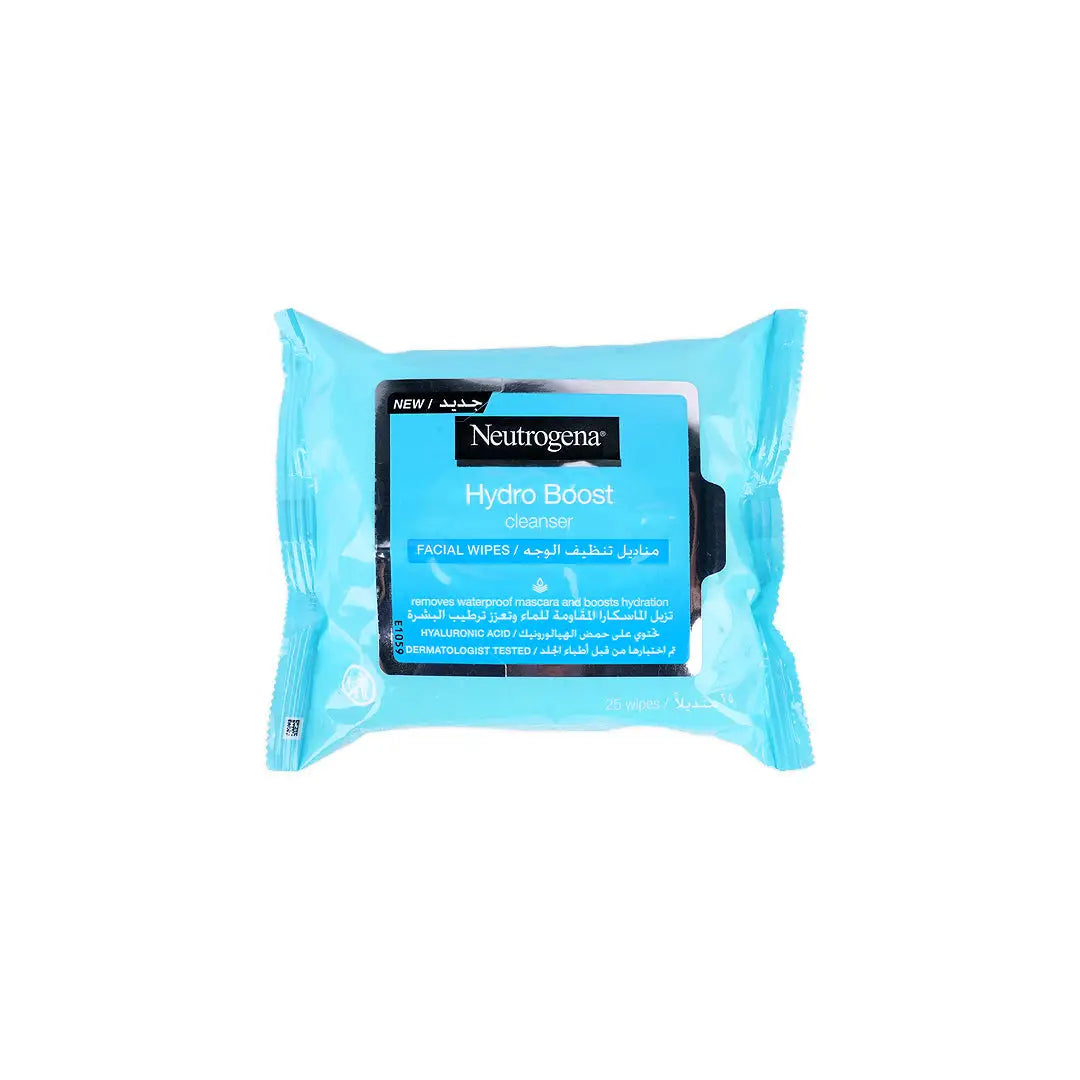 Neutrogena Hydro Boost Cleanser Wipes 25Pcs