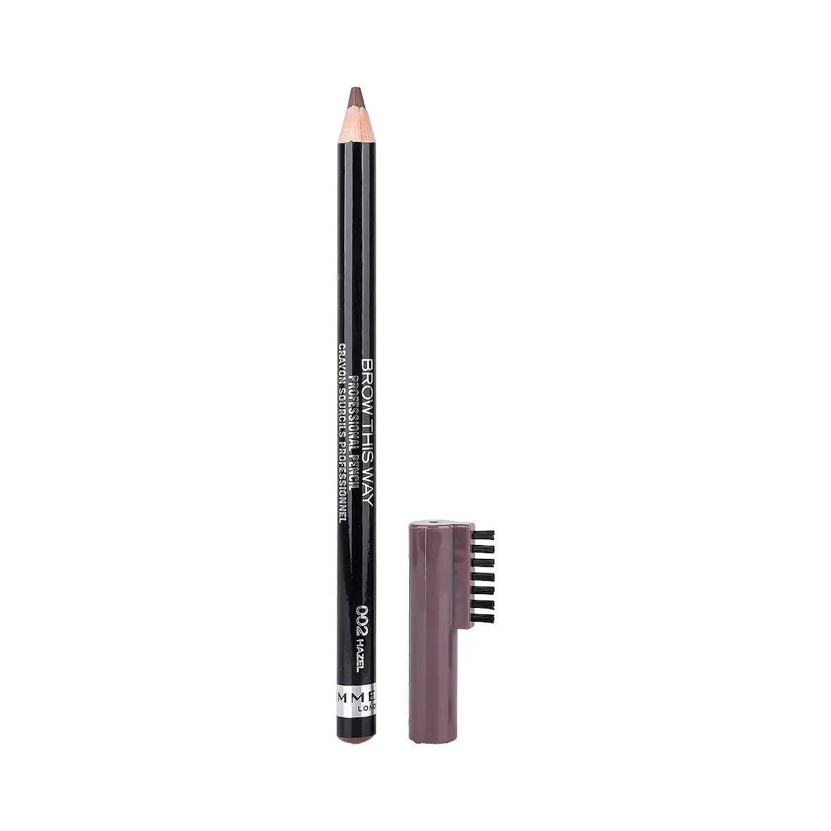 2-Rimmel Brow This Way Professional Pencil-002 Hazel +1
