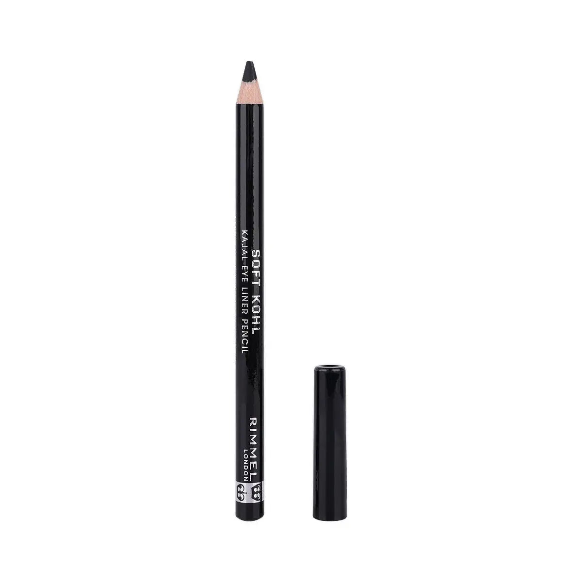 2-Rimmel Soft Khol Kajal Eye Liner Pencil-061 Jet Black+ 1