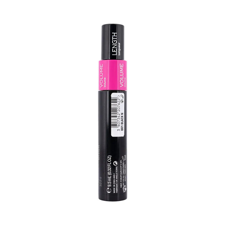 35812-Rimmel Volume Length Day 2 Night Mascara-001 Black N +2