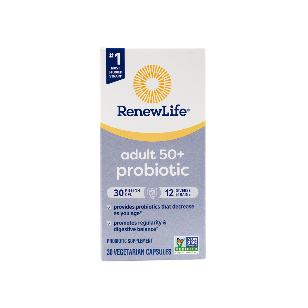 RENEW LIFE FLORA 30 BILLION ADULT 50+ PROBIOTIC 30CAP