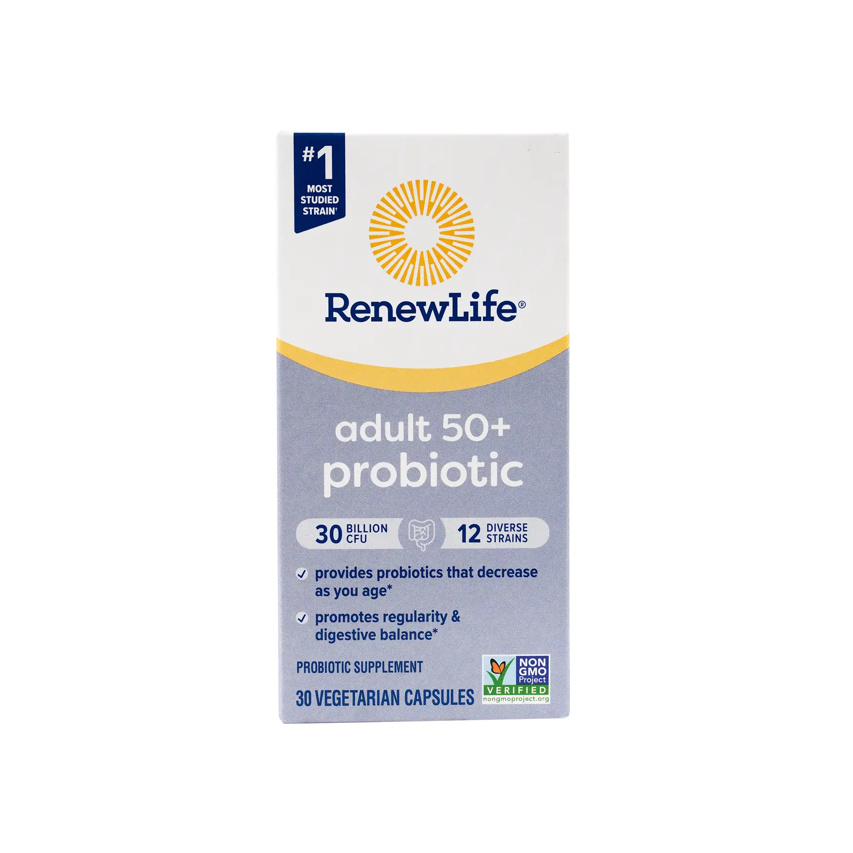 Renew Life Flora 30 Billion Adult 50 + Probiotic 30Cap
