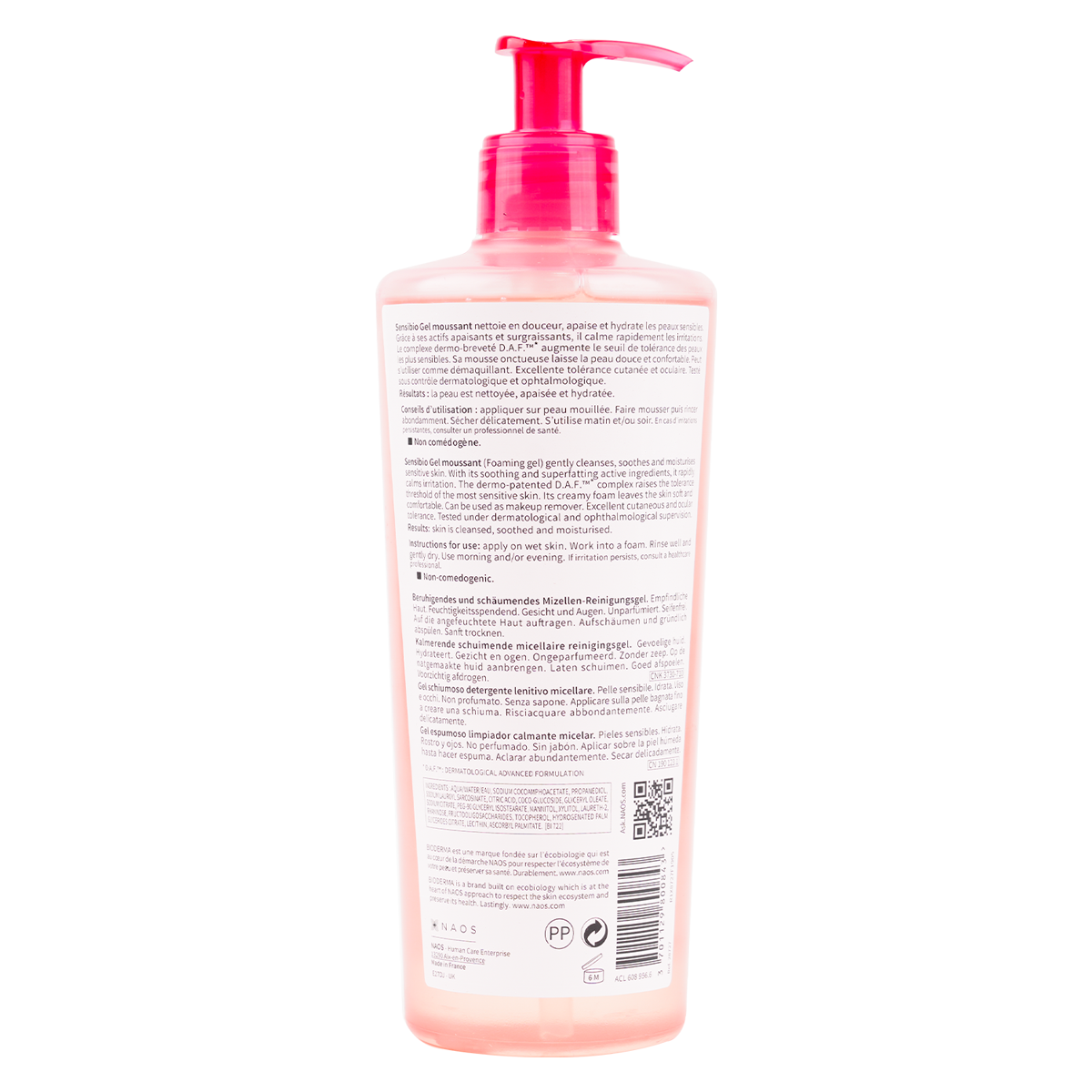 BIODERMA SENSIBIO GEL MOUSSANT 500ML