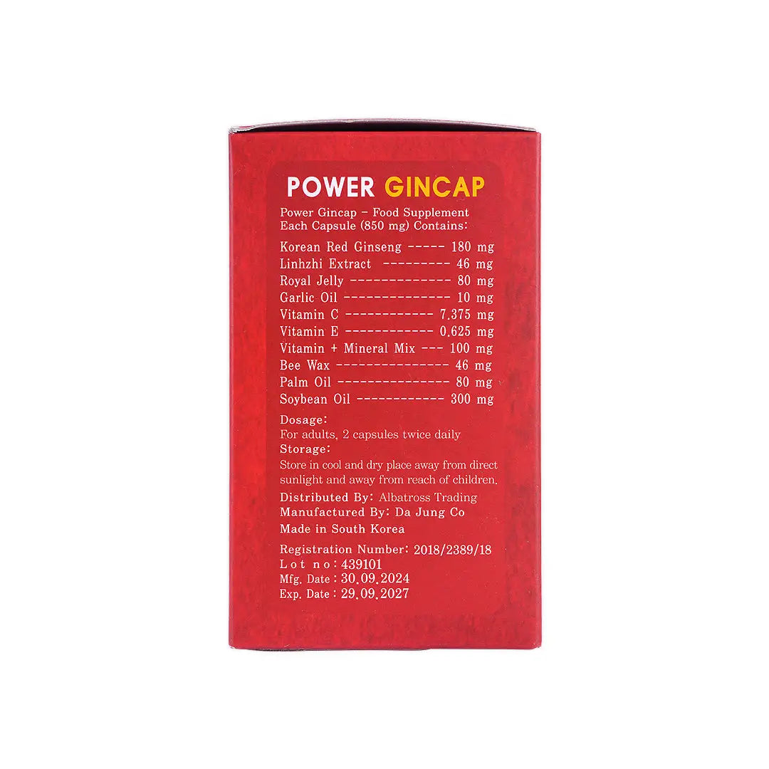 POWER GINCAP 850MG 60CAP