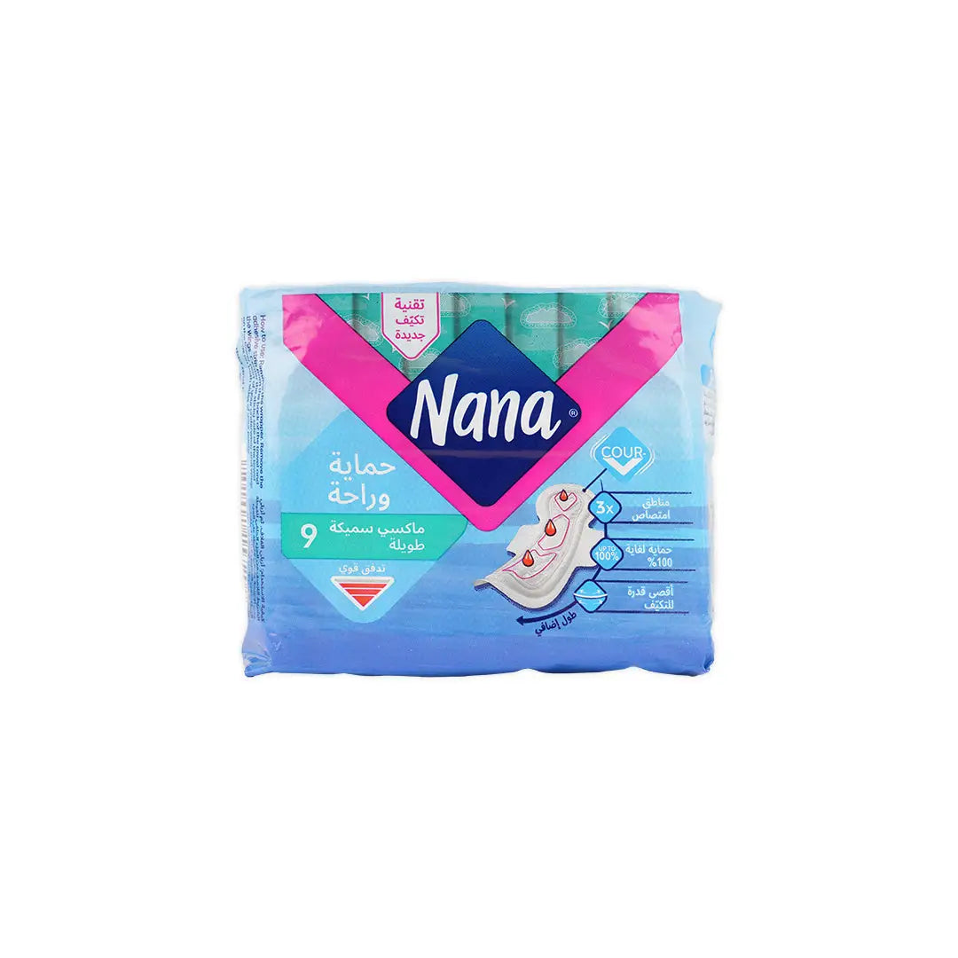 NANA MAXI THICK 7MM LONG WINGS 9PCS