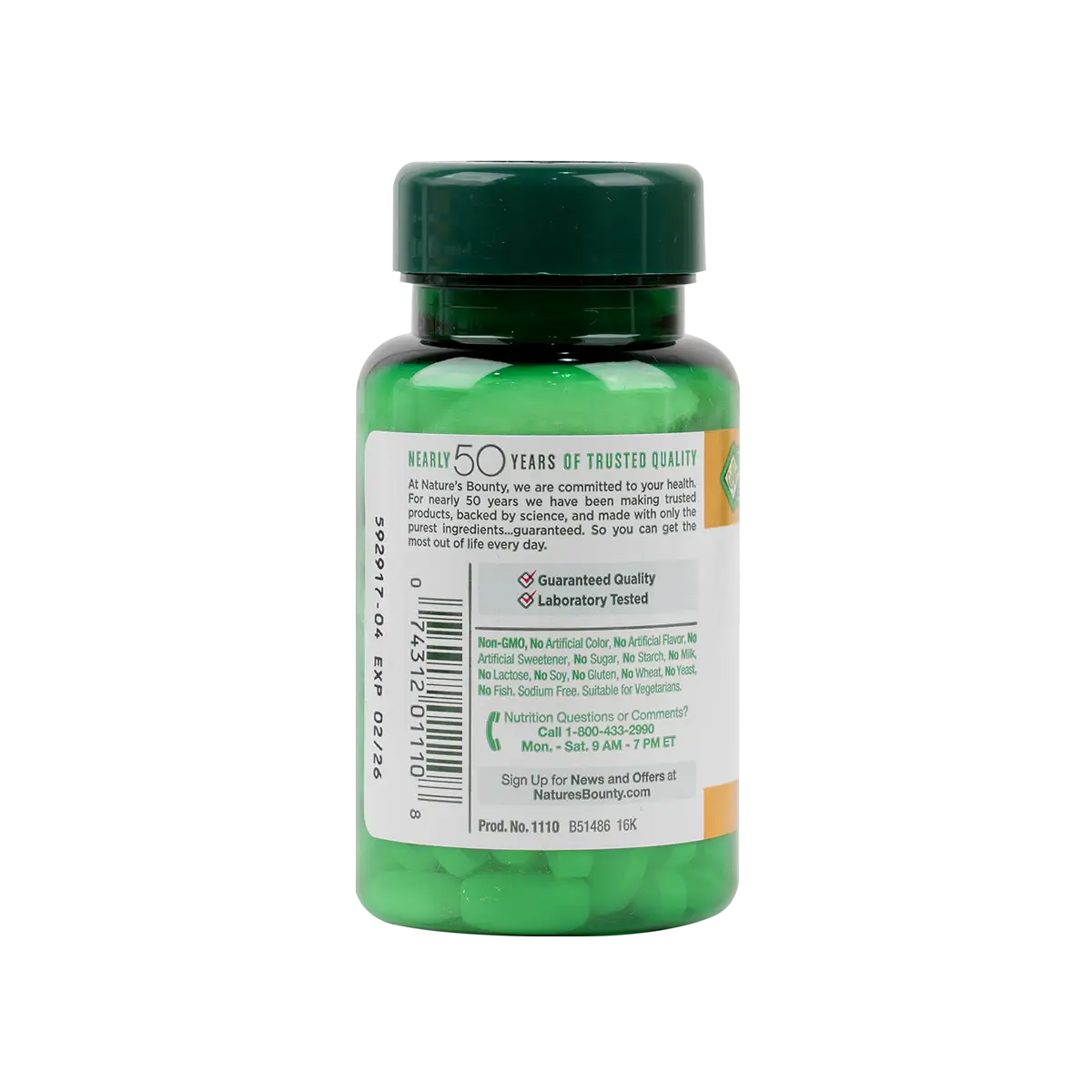 Natures Bounty Potassium 99Mg 100Caplets